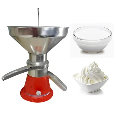 Manual Operated 60 Liter Milk Cream Separator, Mild Steel